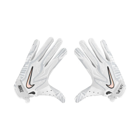 Gant de football Nike Vapor Jet 9.0 FG Energy blanc et platine, vue 4 | Nike Vapor Jet 9.0 FG Energy football glove white platinum, view 4