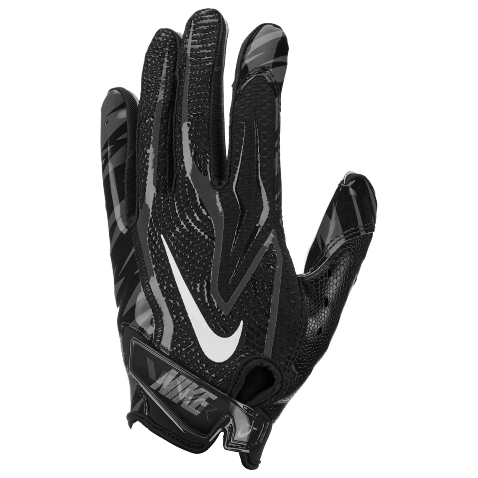 Gant de football Nike Vapor Jet 9.0 FG femme noir et blanc, vue 4 | Nike Vapor Jet 9.0 FG women's football glove black white, view 4