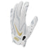 Gant de football Nike Vapor Jet 9.0 FG femme blanc et or | Nike Vapor Jet 9.0 FG women's football glove white gold