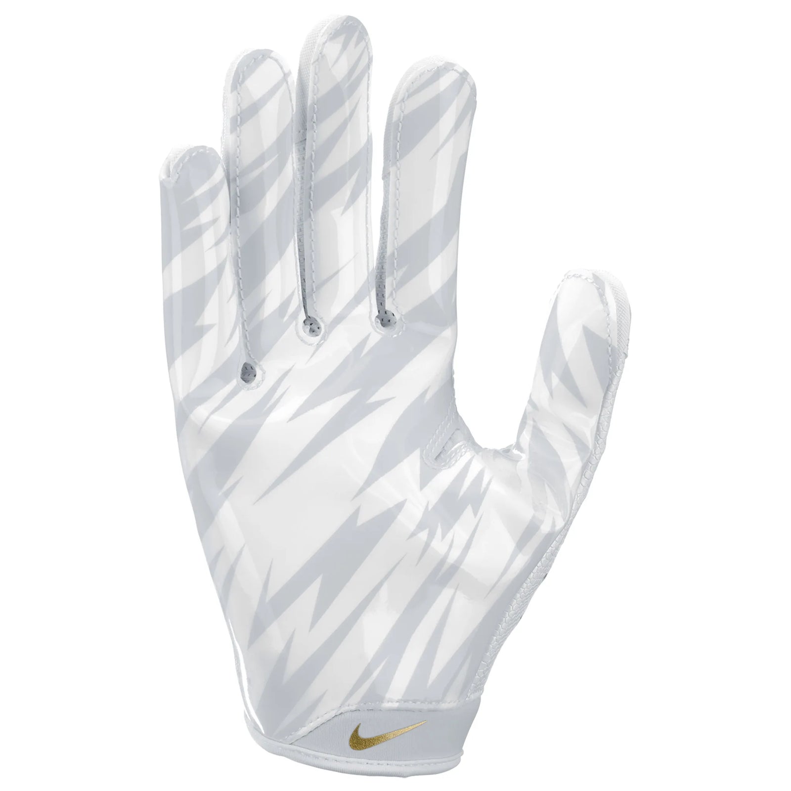 Gant de football Nike Vapor Jet 9.0 FG femme blanc et or, vue 2 | Nike Vapor Jet 9.0 FG women's football glove white gold, view 2