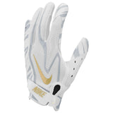 Gant de football Nike Vapor Jet 9.0 FG femme blanc et or, vue 5 | Nike Vapor Jet 9.0 FG women's football glove white gold, view 5