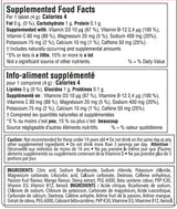 Krono Fizz Electrolytes - Passion Fruit & Mango - Nutrition Facts