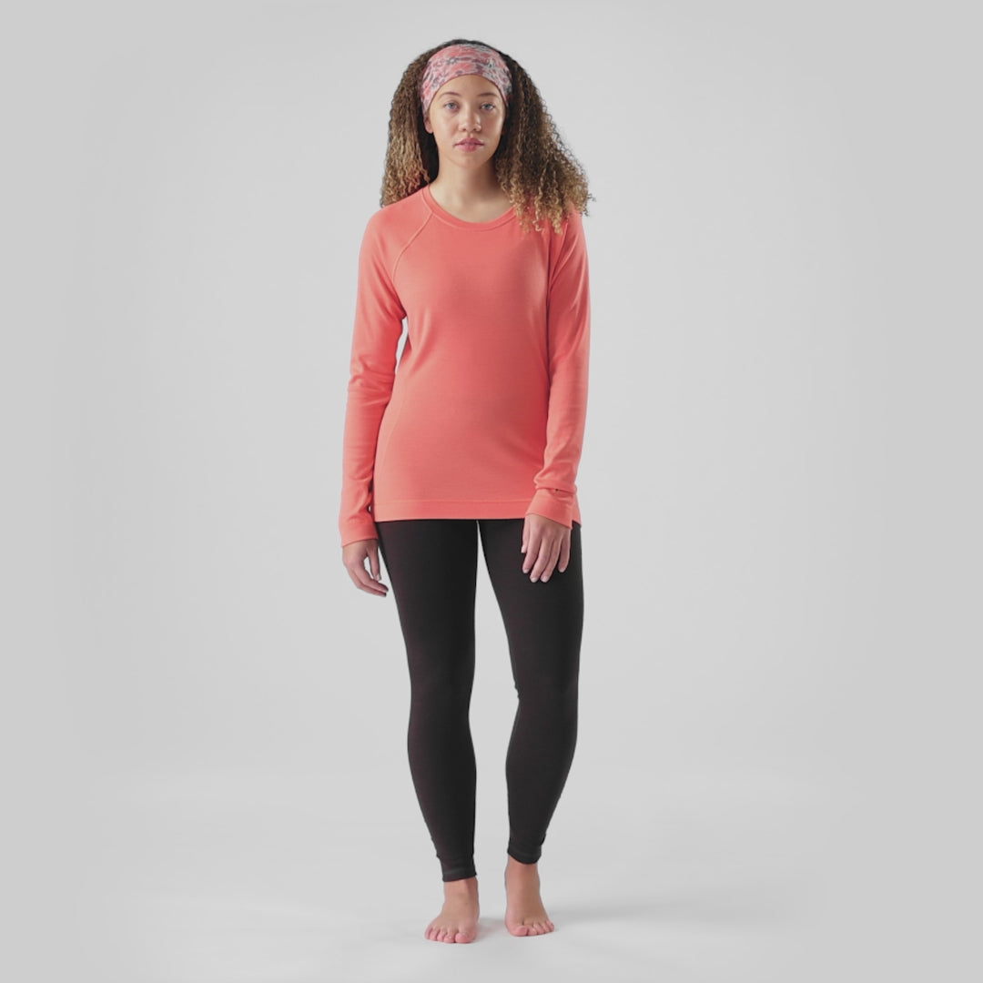 Smartwool haut de base Classic Thermal Merino femme - Récif de corail