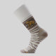 Smartwool mi-chaussette de randonnée rayée Bear pour homme live - Gris cendré