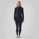 Smartwool Haut de base à demi-zip Classic Thermal Merino pour femme - Marine foncé