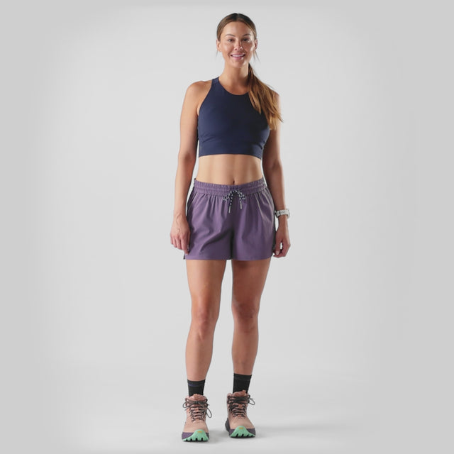 Smartwool short de randonnée 10 cm - Violet tempête