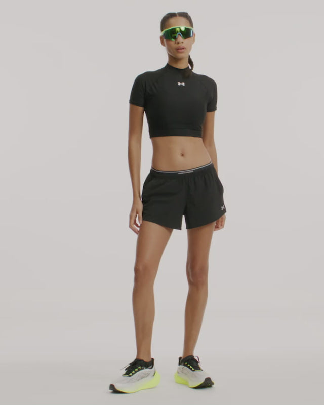 Under Armour Vanish Woven short 3 pouces - Ultimate Black / Mod Grey