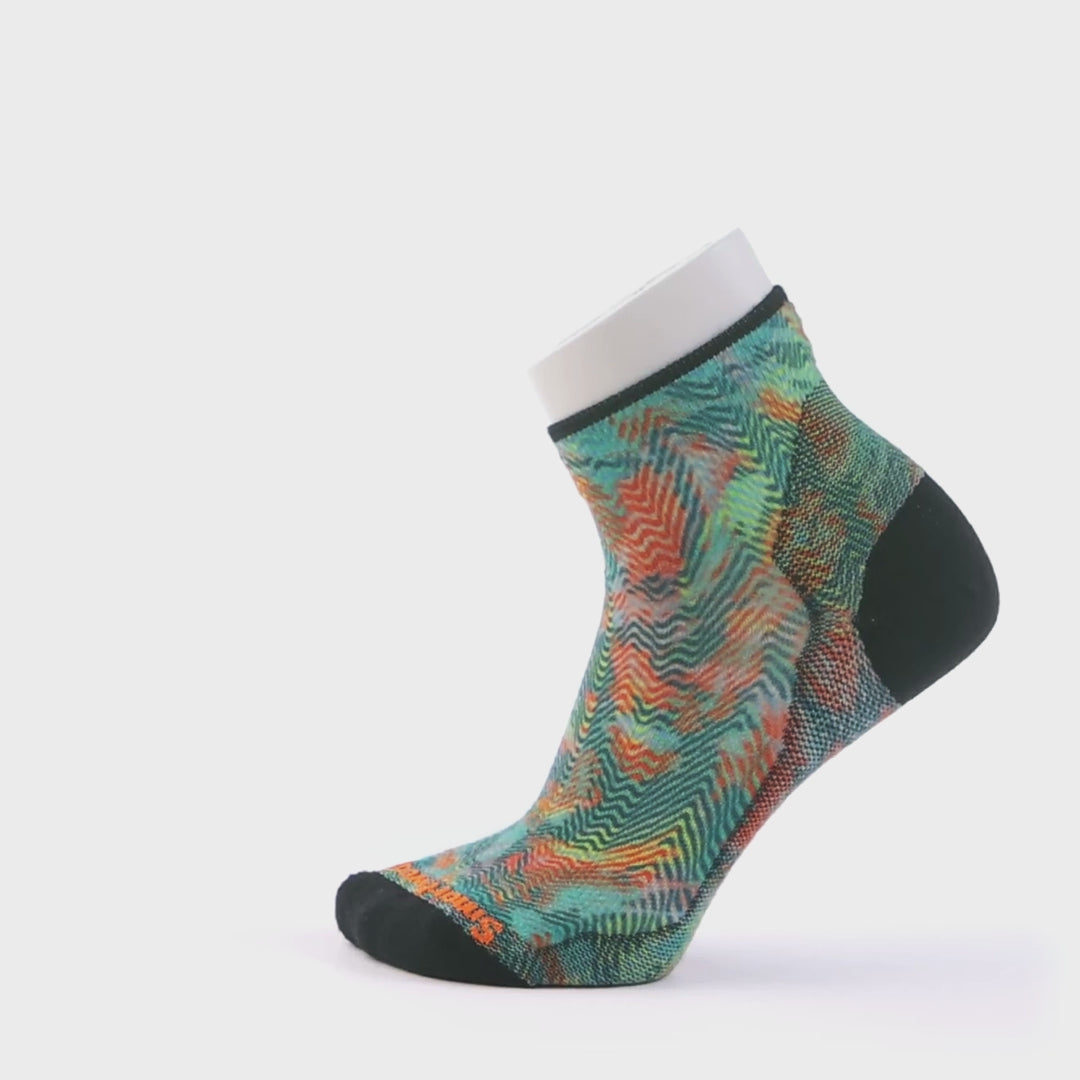 Smartwool socquette de vélo Jungle Music sans coussin pour femme - Miel doré