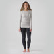Smartwool haut de base Classic Thermal Merino femme - Dégradé Gris Pâle