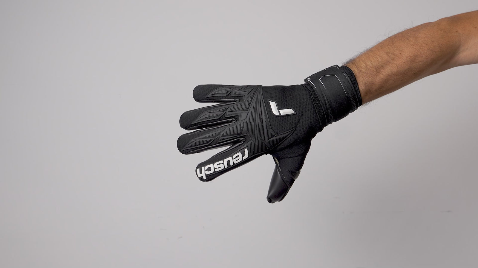 Reusch Attrakt Freegel Infinity Finger Support gants de gardien de but - Noir