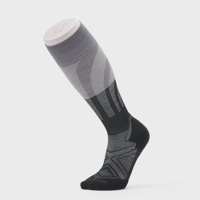 Smartwool Run Compression OTC chaussettes de course unisexes video - noir
