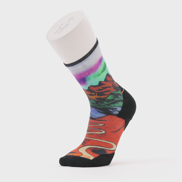 Smartwool chaussettes unisexes de course en sentier à coussin ciblé unisexe video - rouille