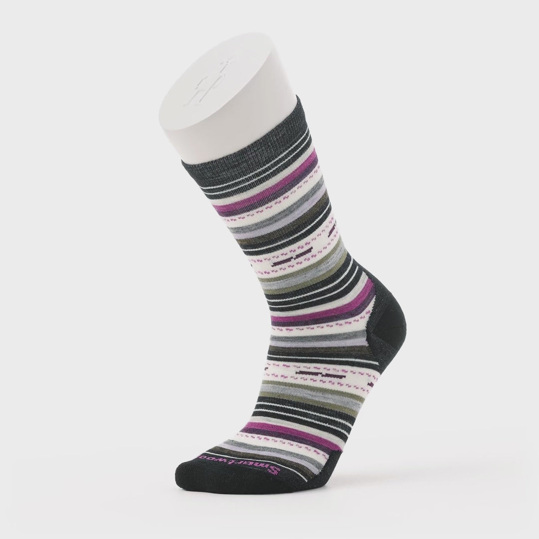 Smartwool chaussette de tous les jours Margarita pour femme - Blanc