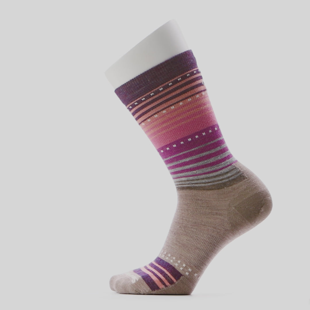 Smartwool chaussette rayée de tous les jours Stitch femme - Ultraviolet