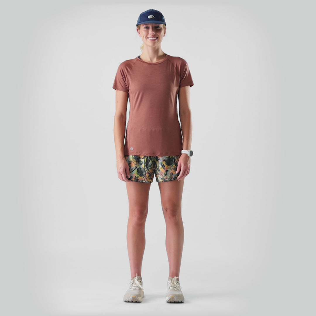 Smartwool Active Ultralite t-shirt femme - Moka