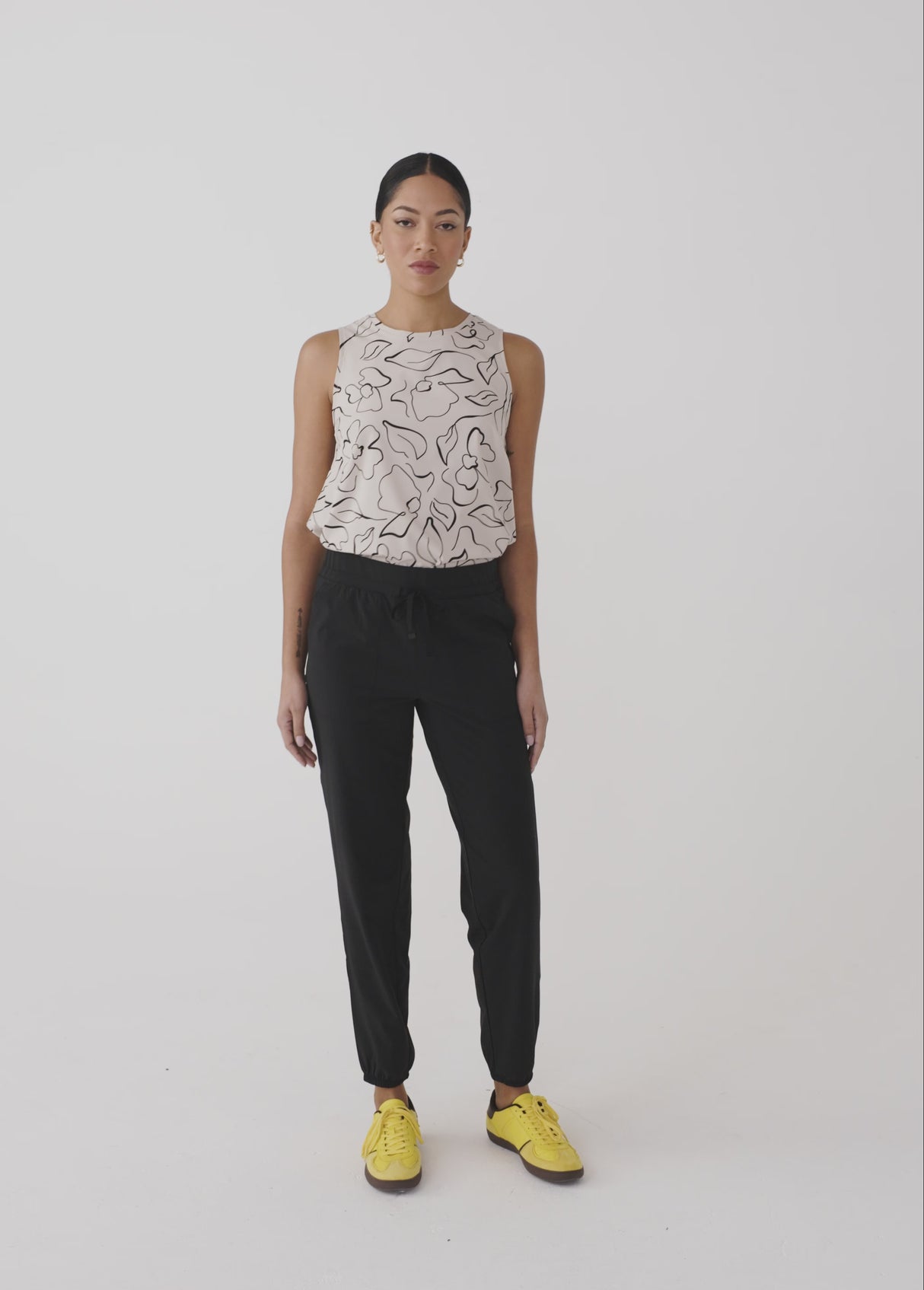 Lolë Olivie Joggers pour femme - noir
