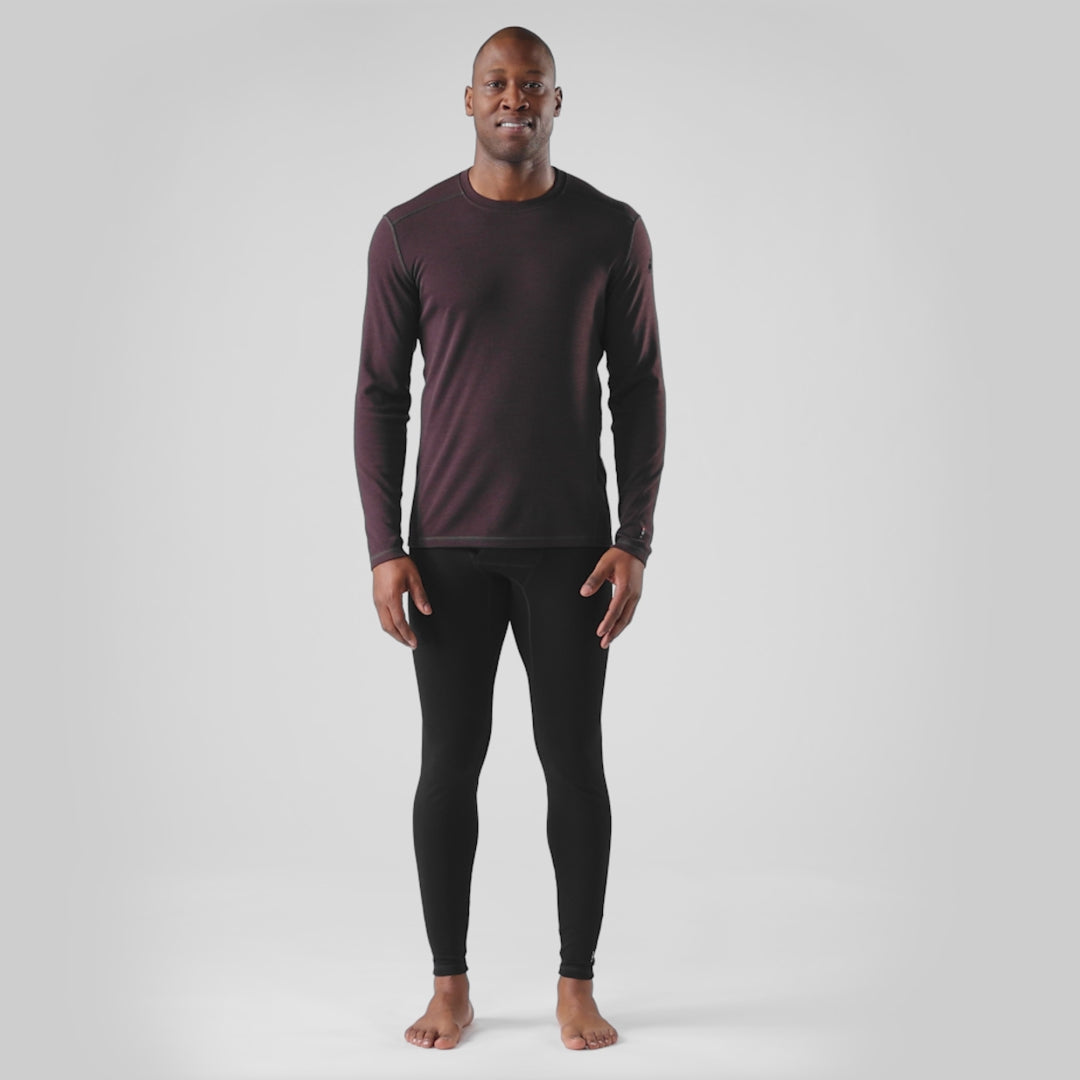 Chandail de base Smartwool Classic Thermal Merino pour homme - Chiné vision