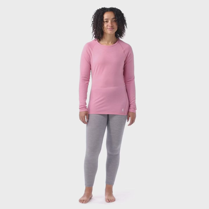 Smartwool haut de base Classic All-Season Merino pour femme- Rose délavé