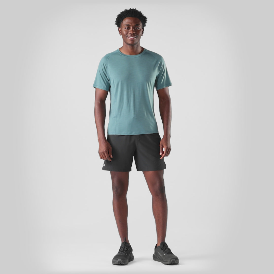 Smartwool Active Ultralite t-shirt homme - Sarcelle poussiéreux