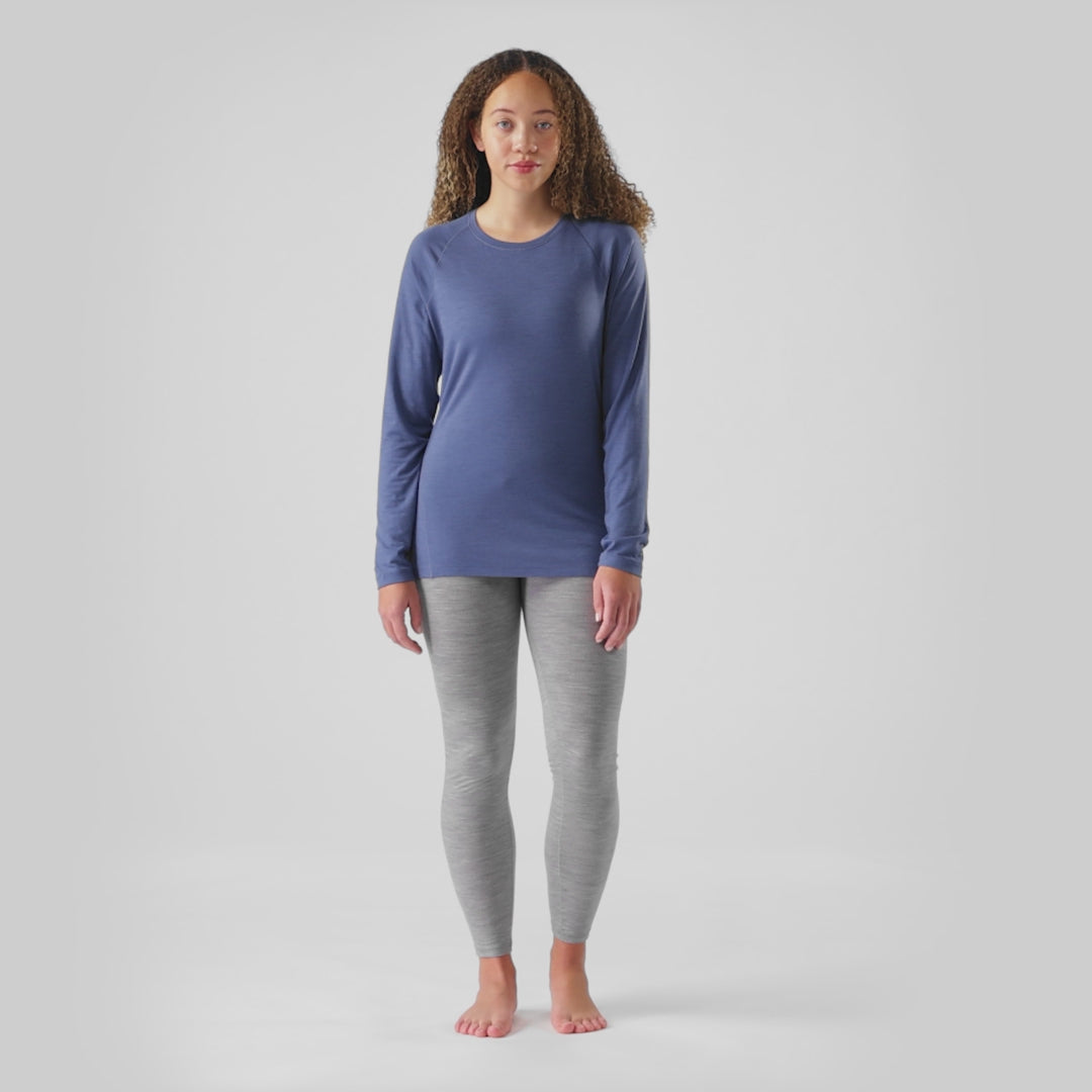 Smartwool haut de base Classic All-Season Merino pour femme - Bleu nuit tombante