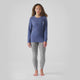 Smartwool haut de base Classic All-Season Merino pour femme - Bleu nuit tombante