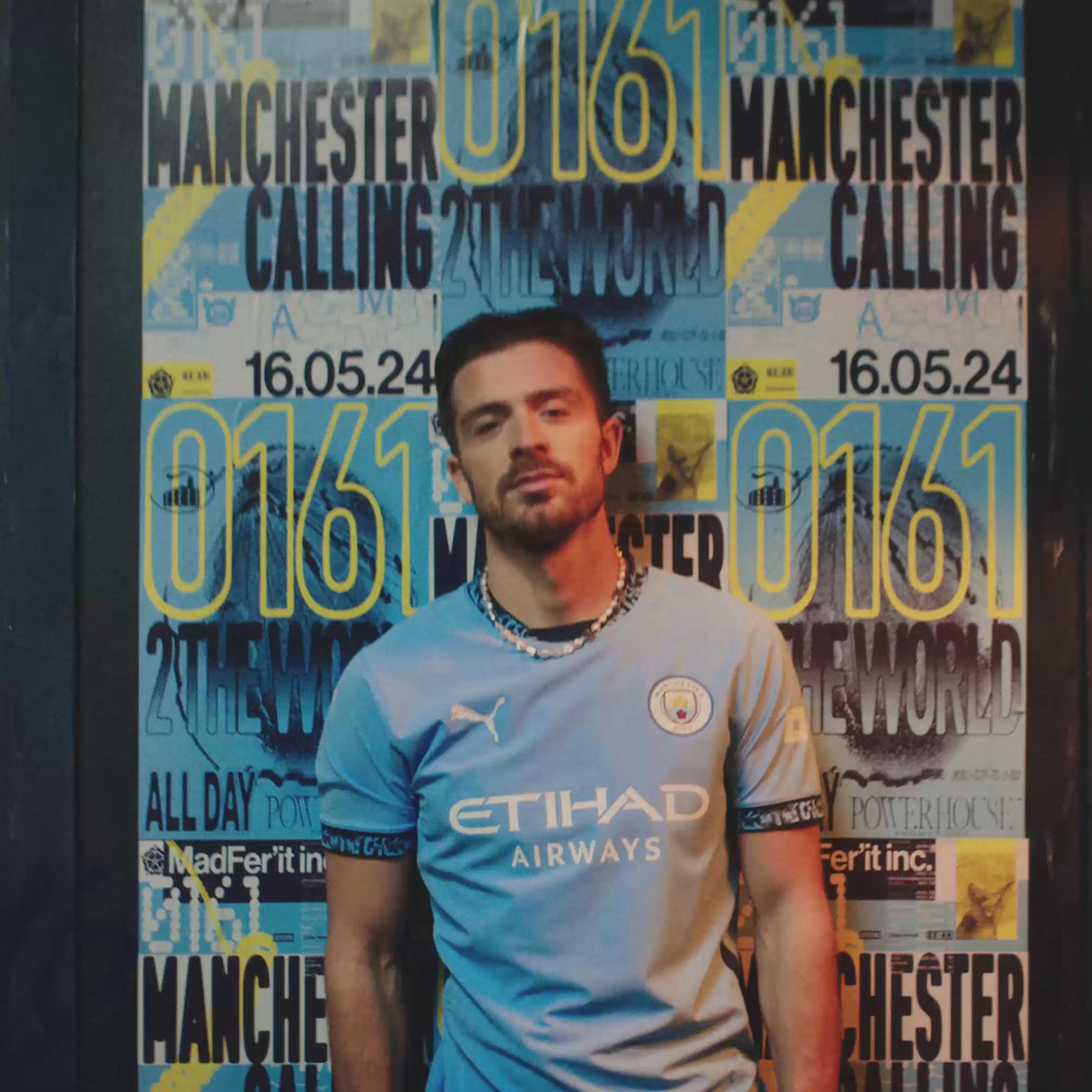 Maillot Puma du Manchester City FC Home 24/25 Authentique pour adulte - video