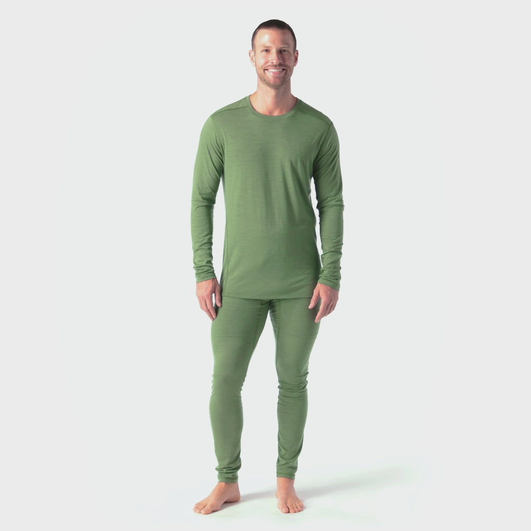 Smartwool Haut de base Classic All-Season Merino homme - Vert fougère