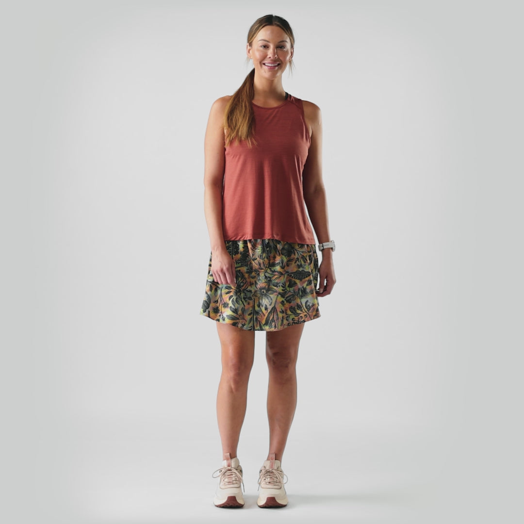 Smartwool camisole Active Ultralite femme - Terre de Sienne calcinée