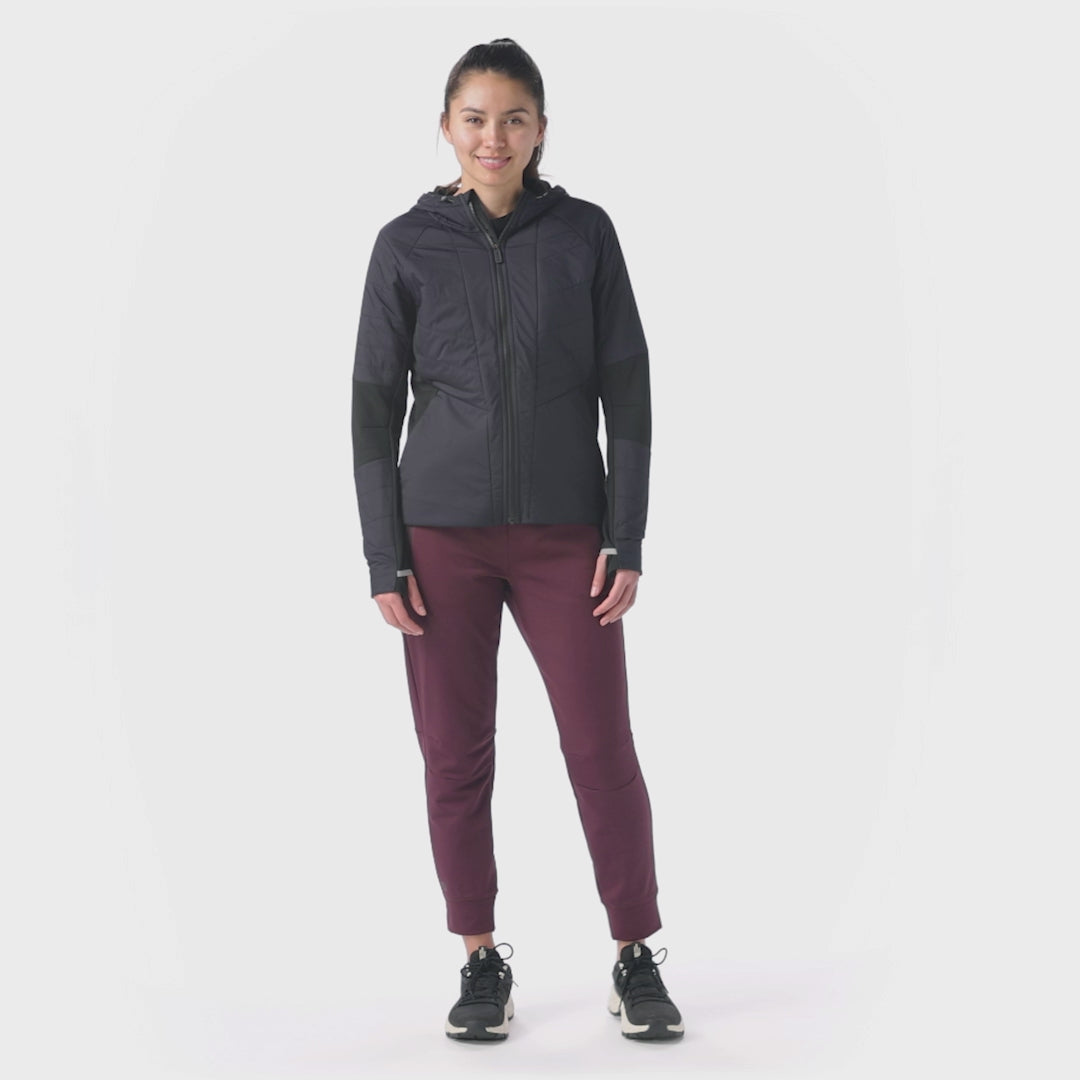 Smartwool manteau à capuchon Smartloft pour femme - Noir
