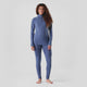 Smartwool haut de base Classic All-Season Merino à demi-zip pour femme - Bleu nuit tombante