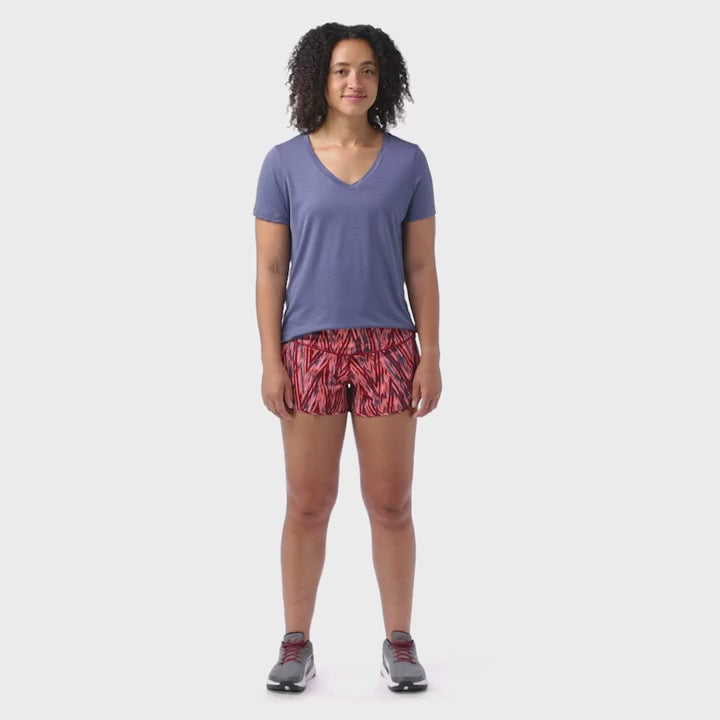 Smartwool Active shorts 3 po femme - Coral Reef Zigzag