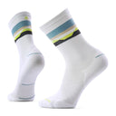Smartwool Horizons men's merino wool running crew sock in white — main image