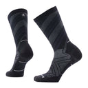 Smartwool Run Zero Cushion men's merino wool running crew sock in black — main image