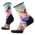 Smartwool Serene Peak women's merino wool trail running crew sock in dusty teal — main image