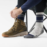Smartwool Lolo Trail men's merino wool full cushion hiking sock in ash grey — additional view