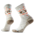Smartwool Otter Float women's merino wool hiking crew sock in ash grey — main image