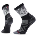 Smartwool chaussette de randonnée imprimée Valley View pour homme, coloris Noir — image principale