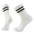 Smartwool Athletic merino wool everyday striped crew sock in white — main image