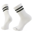 Smartwool Athletic merino wool everyday striped crew sock in white — main image