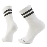 Smartwool Athletic merino wool everyday striped crew sock in white — main image