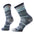 Smartwool Dragon Stitch women's merino wool hiking mid-crew sock in gray with dragonfly motif — main image