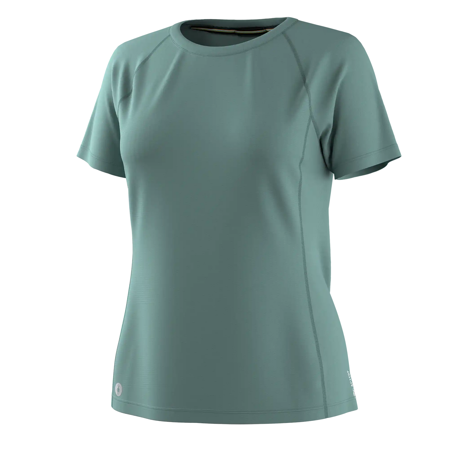 Smartwool Active Ultralite women's merino wool short-sleeve tee in teal — additional view