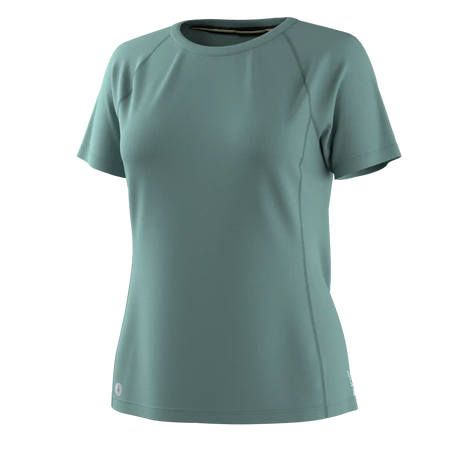 Smartwool Active Ultralite women's merino wool short-sleeve tee in teal — additional view