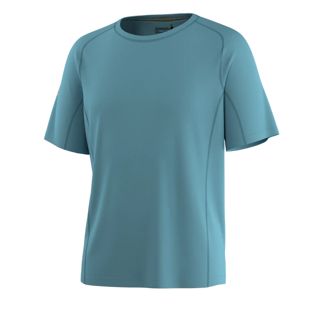 Smartwool Active Ultralite men's merino wool short-sleeve tee in sky blue — additional view
