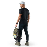 Smartwool Wander Valley men's merino wool short-sleeve graphic tee in black — additional view