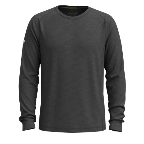 Smartwool Active Ultralite men's merino wool long-sleeve tee in graphite heather — additional view