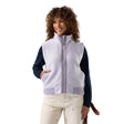 Smartwool Second Cut women's merino wool fleece vest in icy lavender — main image