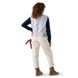 Smartwool Second Cut women's merino wool fleece vest in icy lavender — additional view
