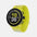 Montre GPS de course Suunto Run, coloris Lime (bracelet textile) — vue de trois-quarts
