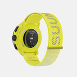 Montre GPS de course Suunto Run, coloris Lime (bracelet textile) — vue arrière